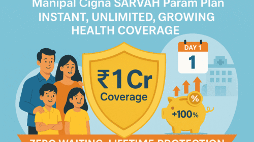 Manipal Cigna SARVAH Param Plan Review: Best Zero Waiting Period Health Insurance in India
